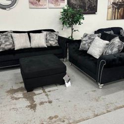 🍄 Harriotte Sofa And Loveseat Set | Sectional | Sofa | Loveseat | Couch | Sofa | Sleeper| Living Room Furniture| Garden Furniture | Patio Furniture