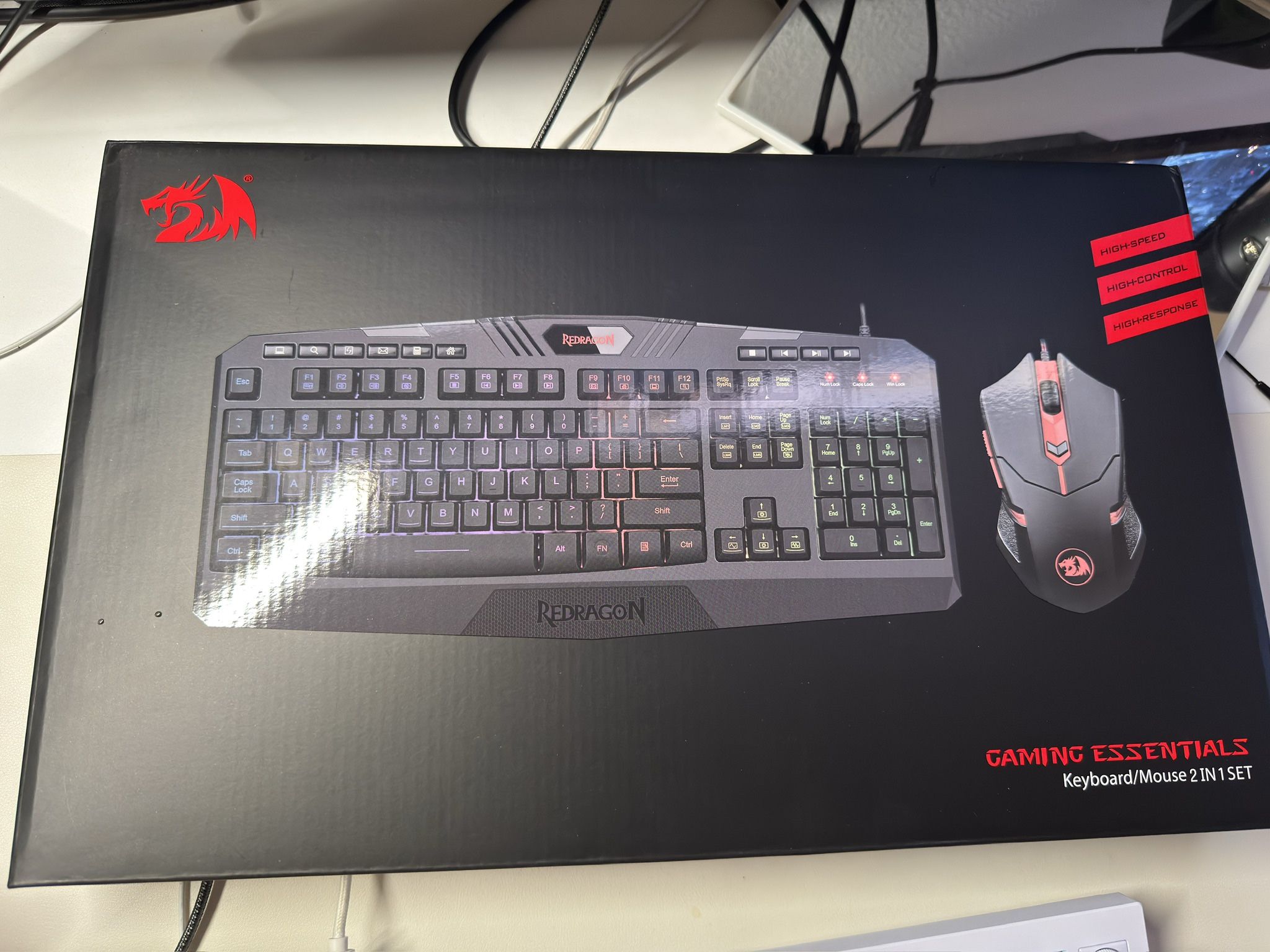 Red Dragon Keyboard and Mouse 2-in-1 Set S101 