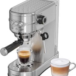 Professional Espresso Maker 20 Bar Cappuccino Coffee Machine with Milk Steamer for Espresso