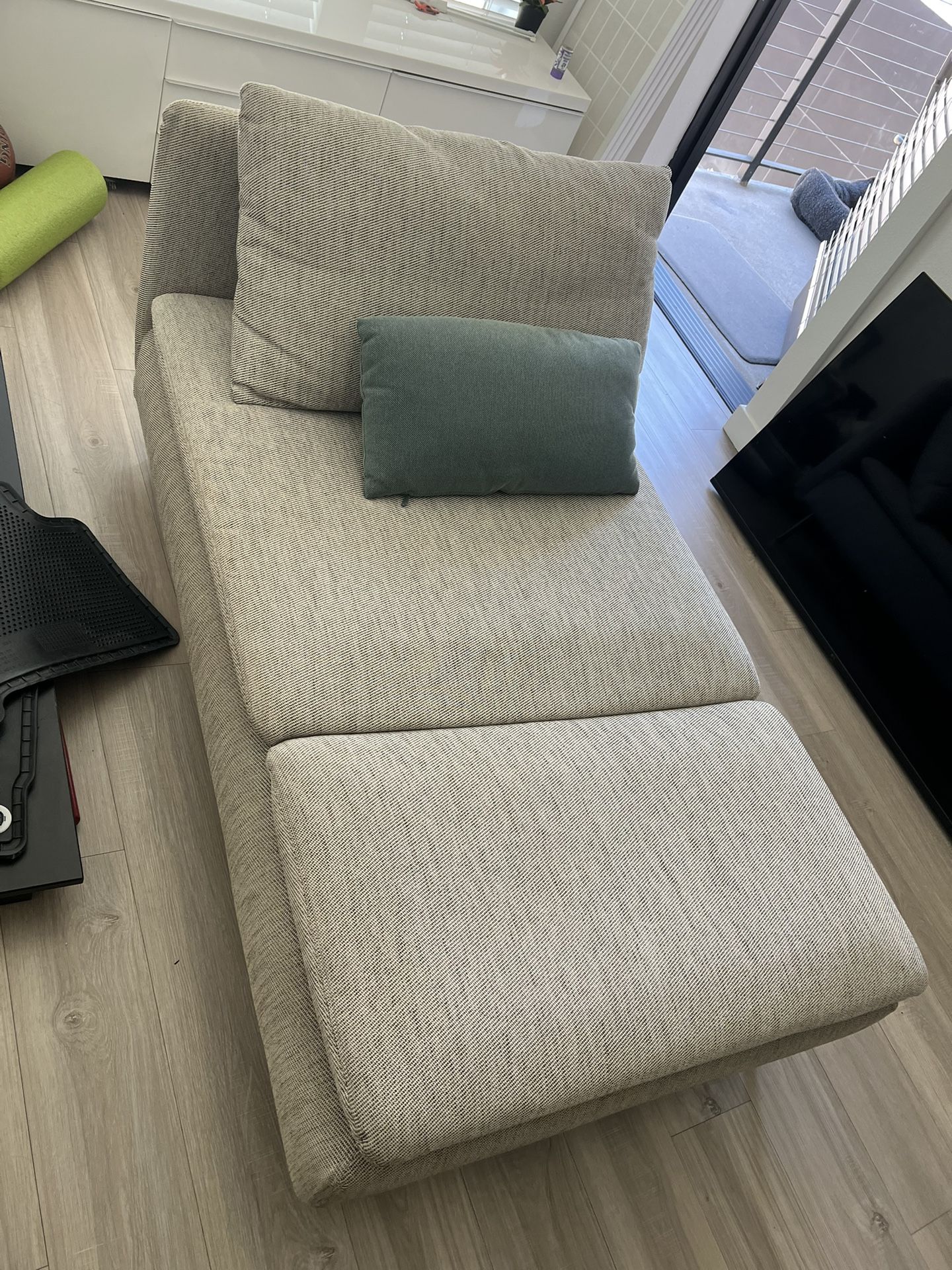 IKEA Chaise Lounge Sofa Like New Xtra Cover