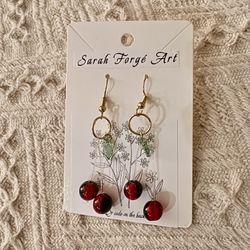  Original Handmade Cherry Earrings 
