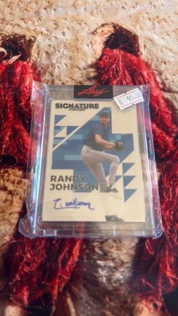 Randy Johnson Autographed Card
