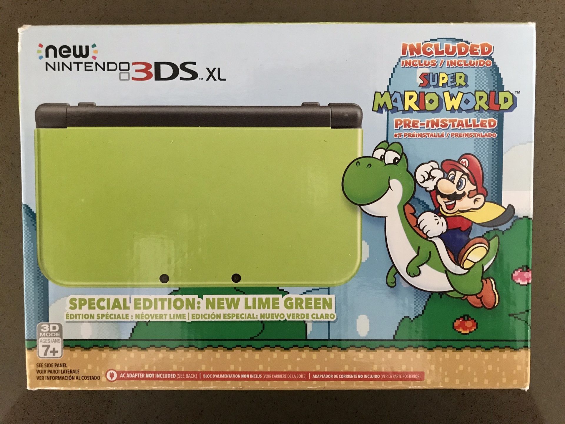 Nintendo 3DS XL New Lime Green Limited Edition with 5 awesome games and original accessories.