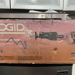 Ridgid brand orbital reciprocating saw,
