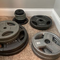 Weight Plates - Various 285lb Total