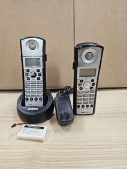 Brand New - Uniden TRU5885 5.8 GHz Single Line Cordless Phone with Used Extra Phone
