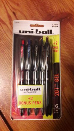 Uniball Asst. Color pens.