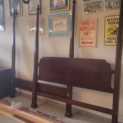 Beautiful, Five - Piece Cherry Queen Bedroom Set