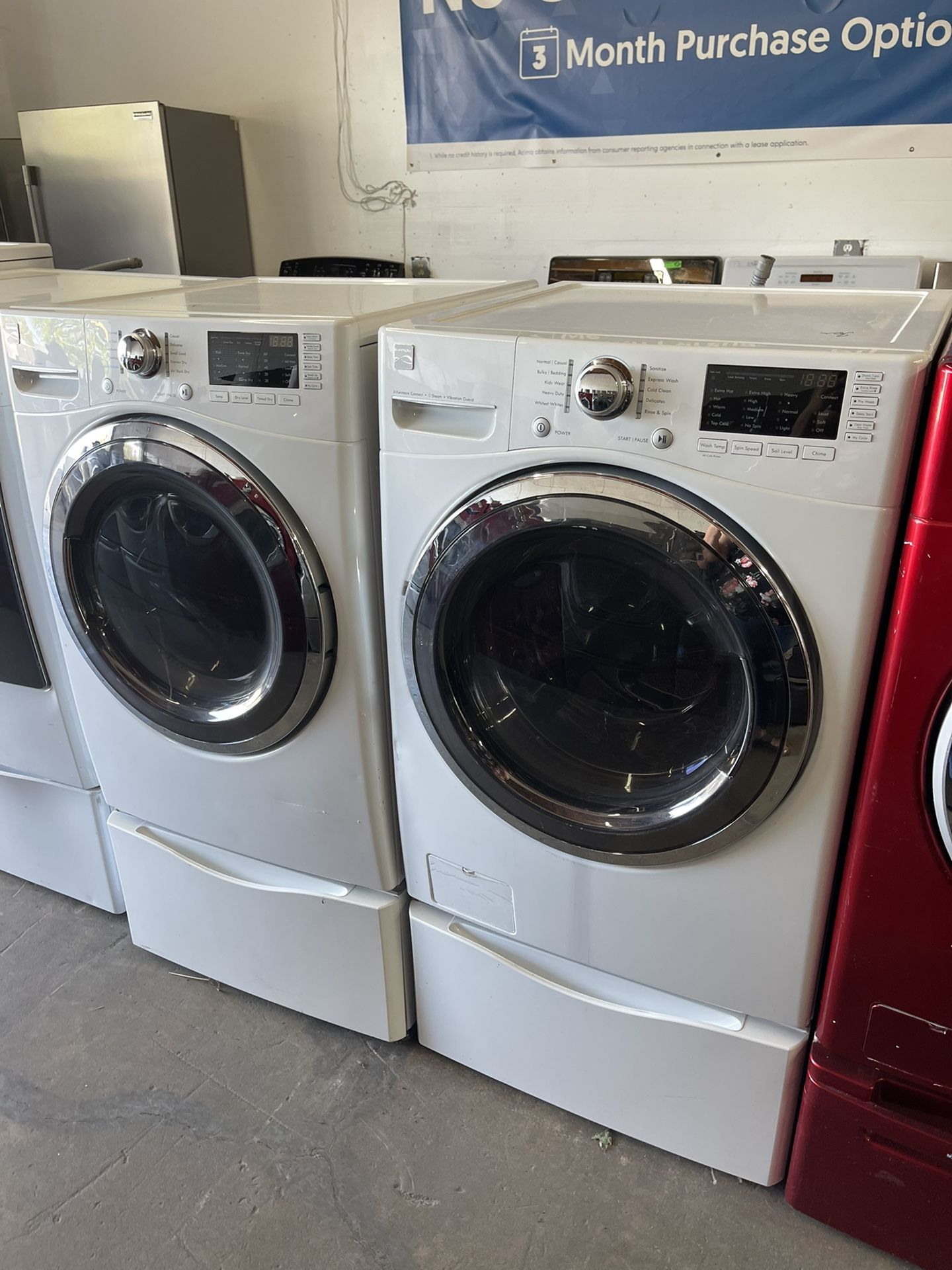 Kenmore Washer and a Electric Dryer
