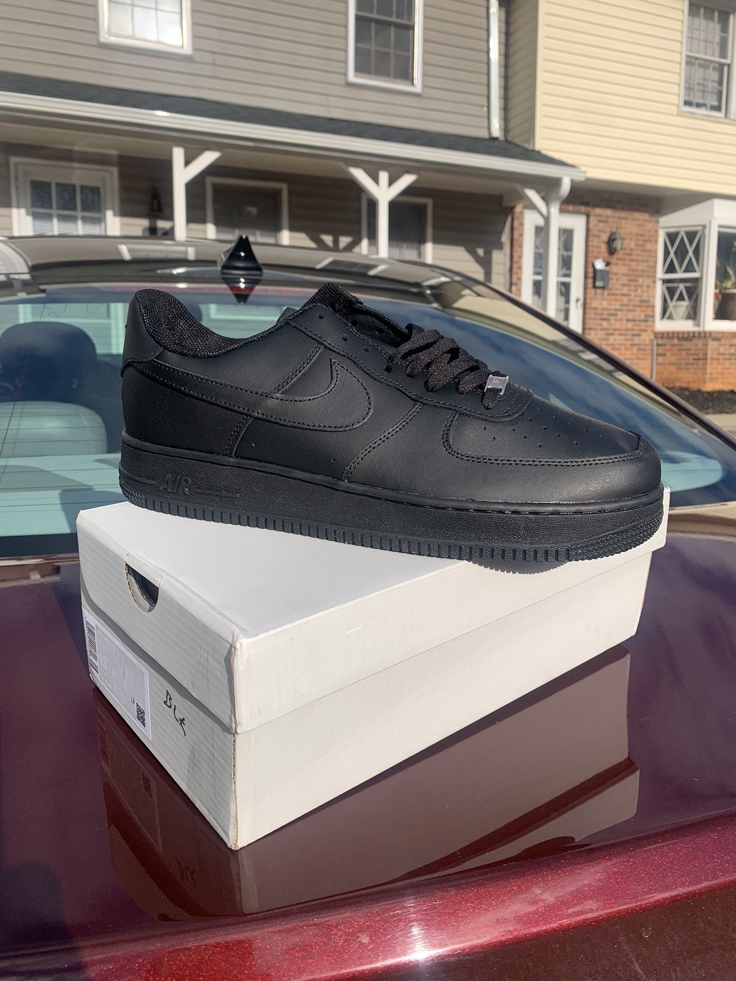 AF1 Blk Lows size 6-13