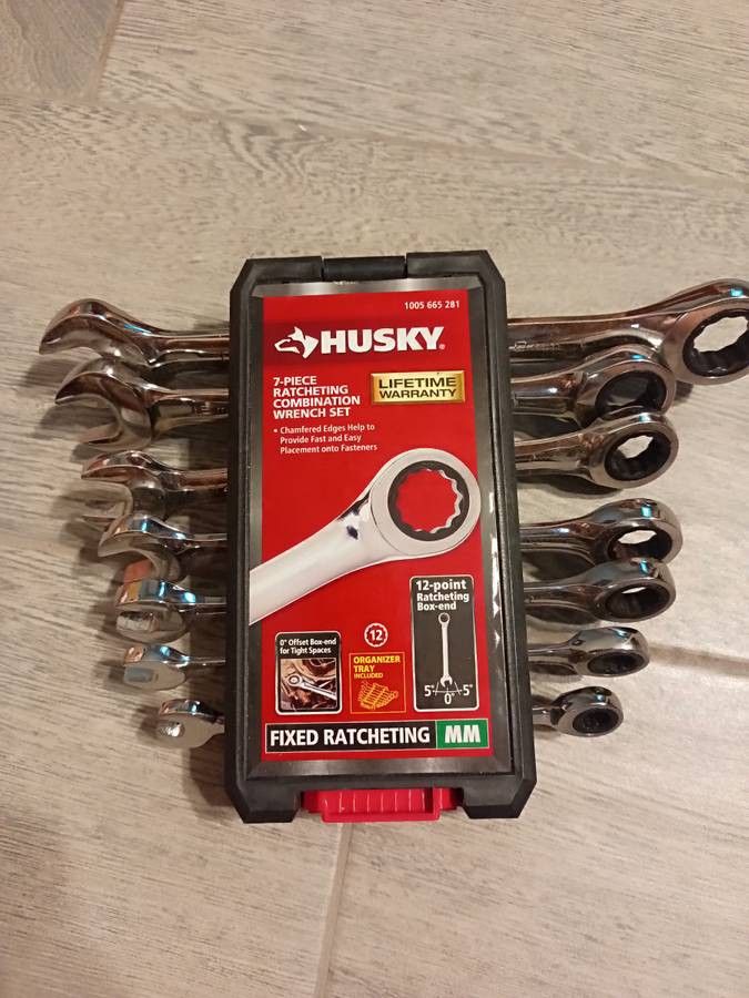 7 pc Ratcheting Wrench Set