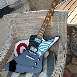 Black SX Explorer Guitar