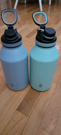2 TAL 64 OZ water bottle mint green and slate blue