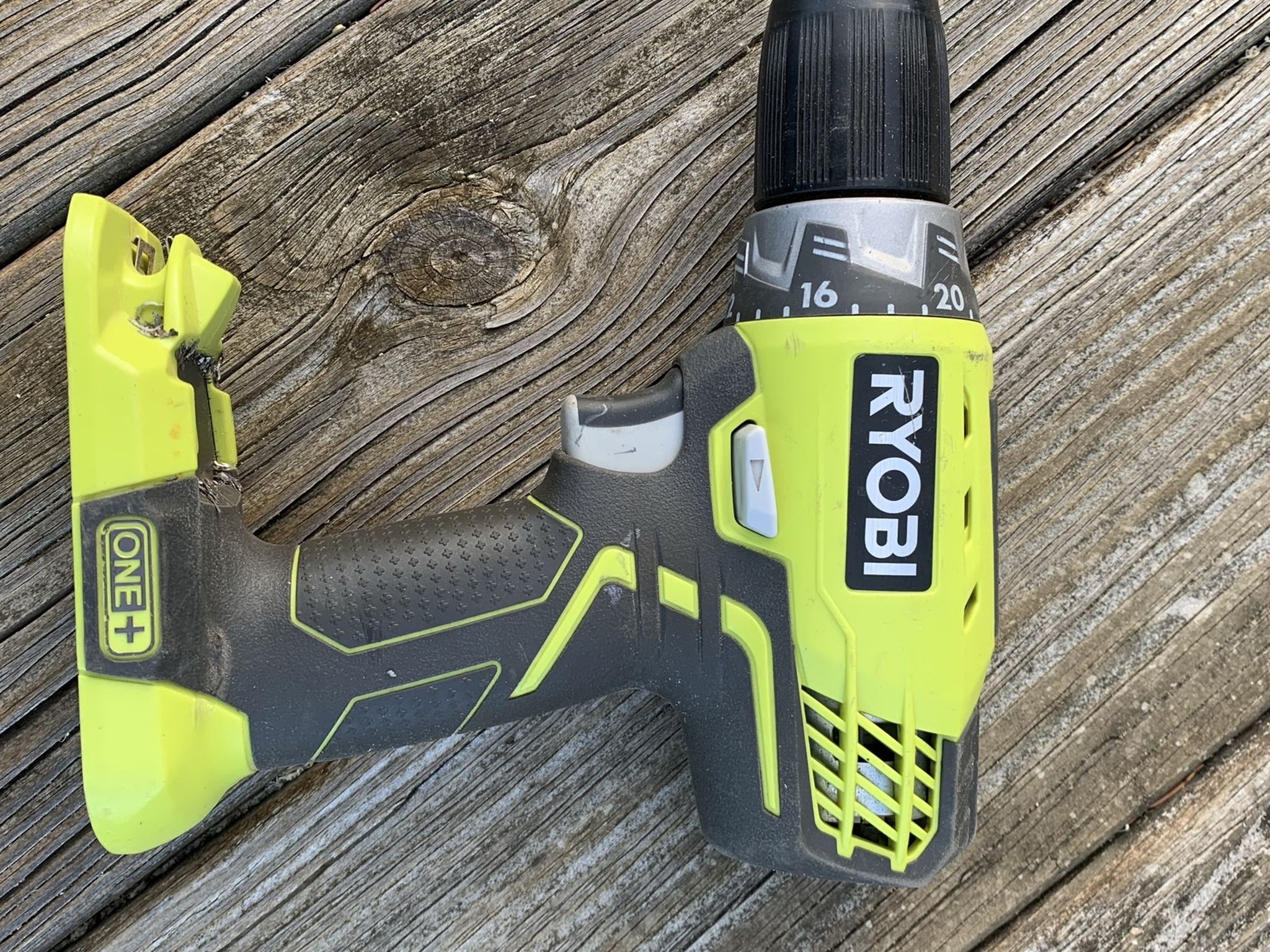 Ryobi Cordless Drill, Impact, Flashlight