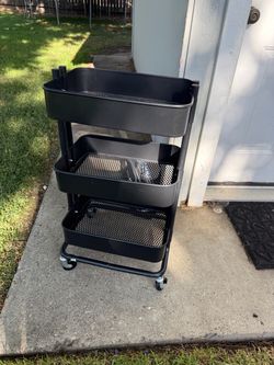 IKEA metal rolling cart