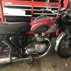 1964 Triumph Tiger 500cc T100 Motorcycle