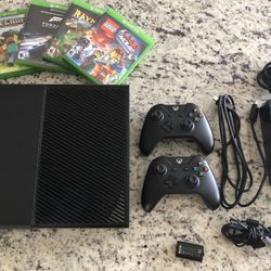 Xbox One - 1TB with 2 Controllers and 4 Games