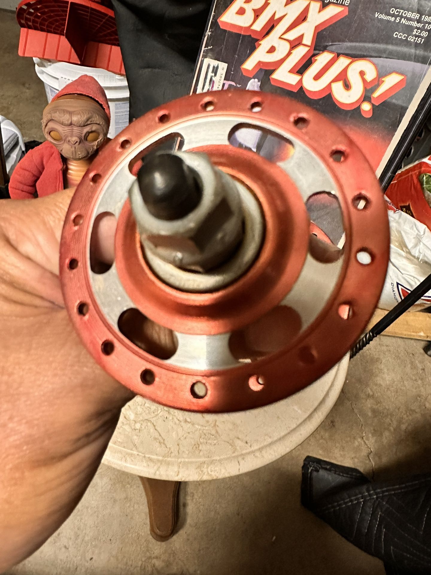 OLD SCHOOL BMX FRONT SUNTOUR LARGE FLANGE HUB 36H