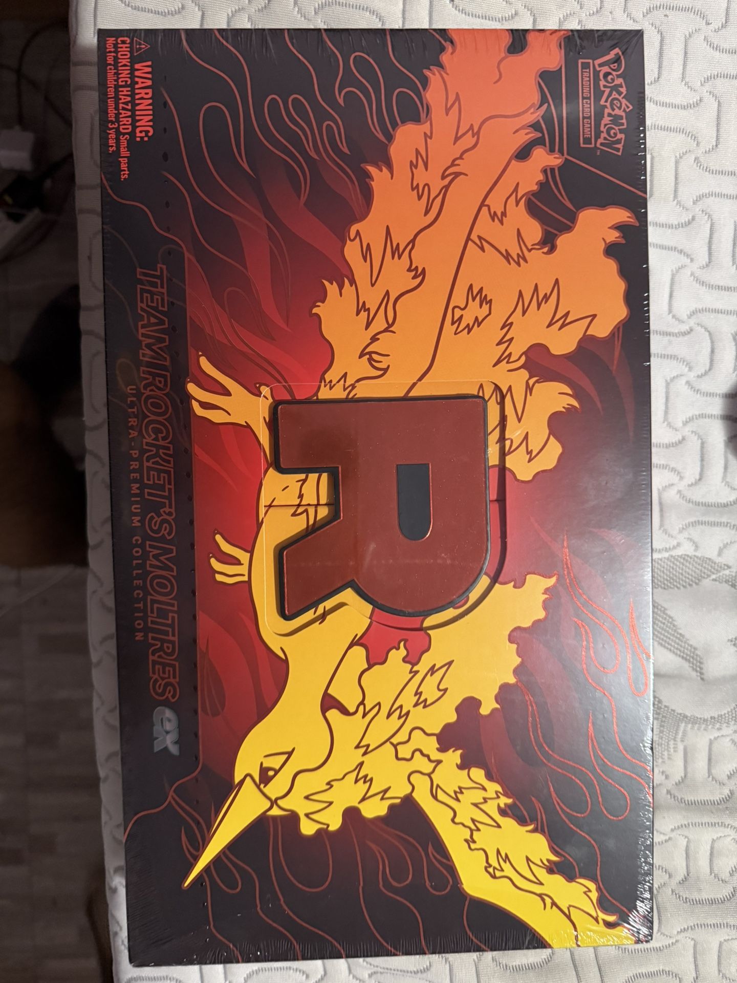 Team Rockets Moltres Ex Ultra Premium Collection Box Factory Sealed Pokemon TCG