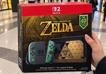 IN HAND  ✅ Nintendo Switch 2 The Legend of Zelda 40th Anniversary Edition