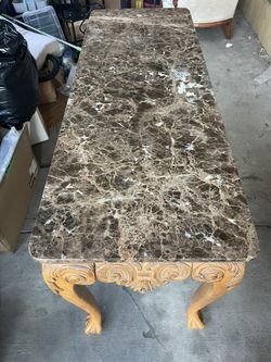 Granite Console Table