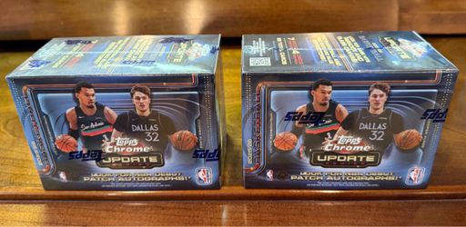2025-26 Topps Chrome Update Basketball Value Blaster 2 Box LOT(Factory Sealed)