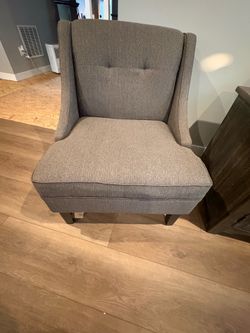 two accent chairs