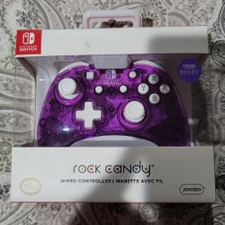 Nintendo Switch Rock Candy Wired Controller Cosmic Berry