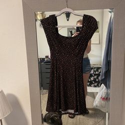 Beautiful Black Flower Dress