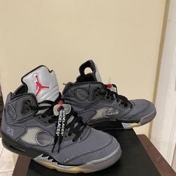 Off-White x Air Jordan 5 Retro SP 'Muslin'