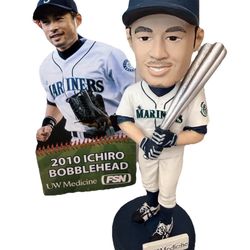 2010 Ichiro Suzuki Bobblehead Seattle Mariners MLB Collectible UW Medicine FSN