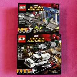 Lego 76082&76083 Spider-Man Homecoming Bundle