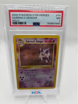 PSA 7 Sabrina’s Holo Gengar Pokemon Card