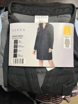 Serra Dark Denim Dress