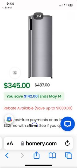 LG mini fridge new sealed box