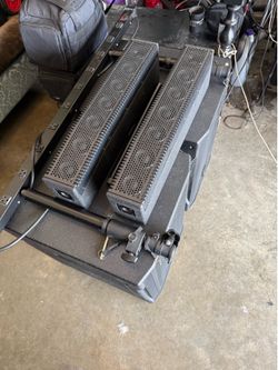 Column Array Speakers with BT Mixer