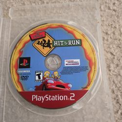 Simpsons Hit & Run Disc Only For Playstation 2
