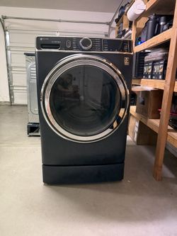 GE Profile Smart Washer & Dryer - Sapphire Blue - Like New!