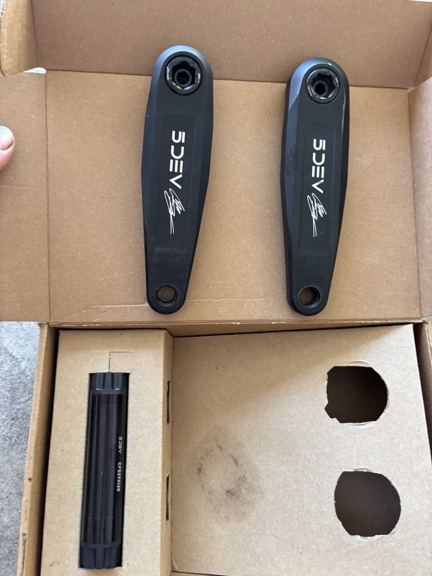 5 Dev Mountain bike Cranks