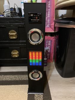 Craig bluetooth speaker with shops lights