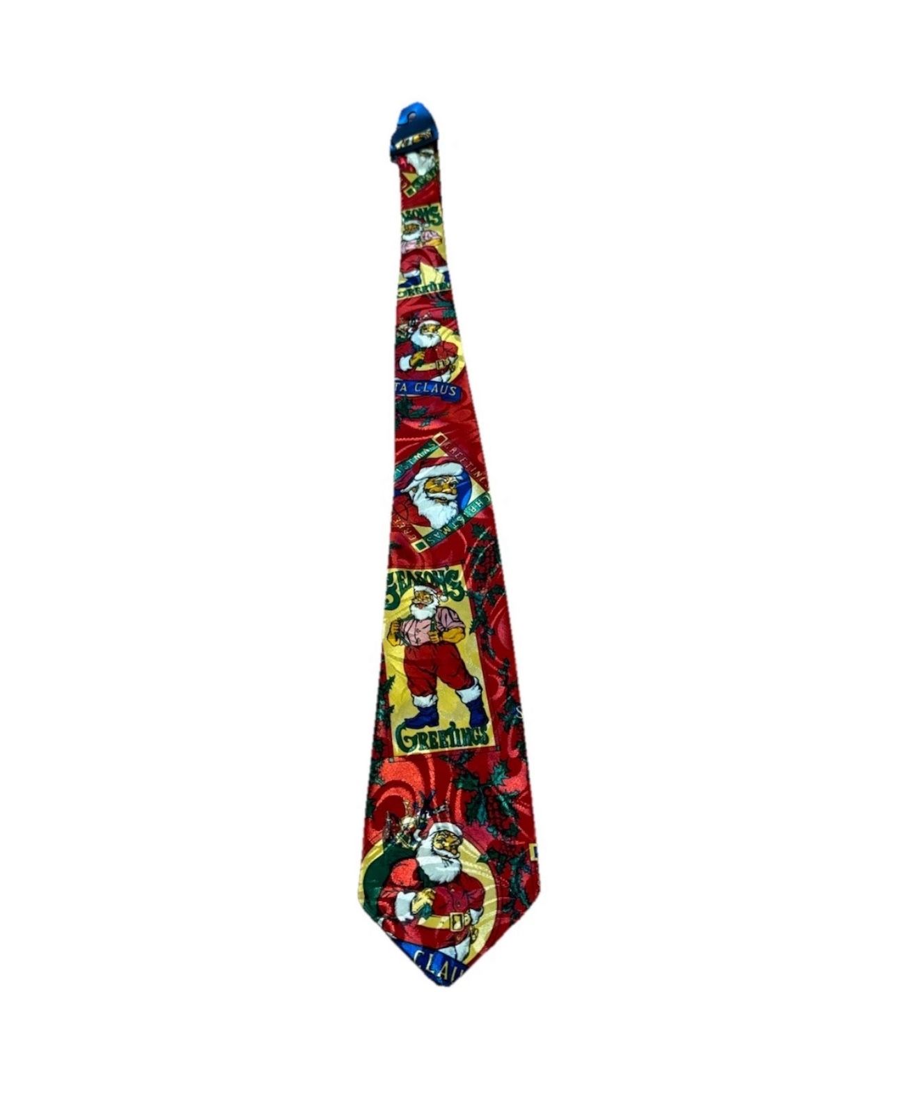 Gold City (Santa Claus) Red Silk Vintage Tie