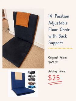 14-Position Adjustable Floor Chair