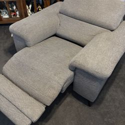 Gray Electric Recliner Couch