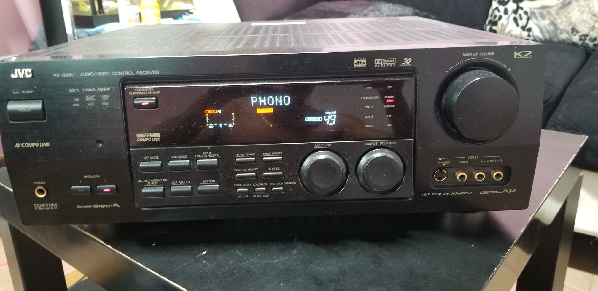 JVC STEREO RECEIVER. RX-888VBK