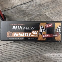 RC BATTERIES 3S Lipo   11.1V 6500mAh 90C