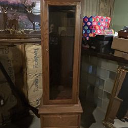 Lockable Wood Cabinet 