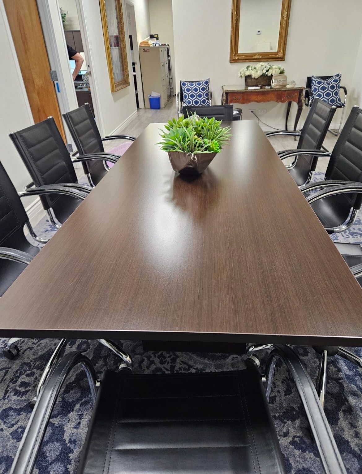 Conference Table Includes chairs