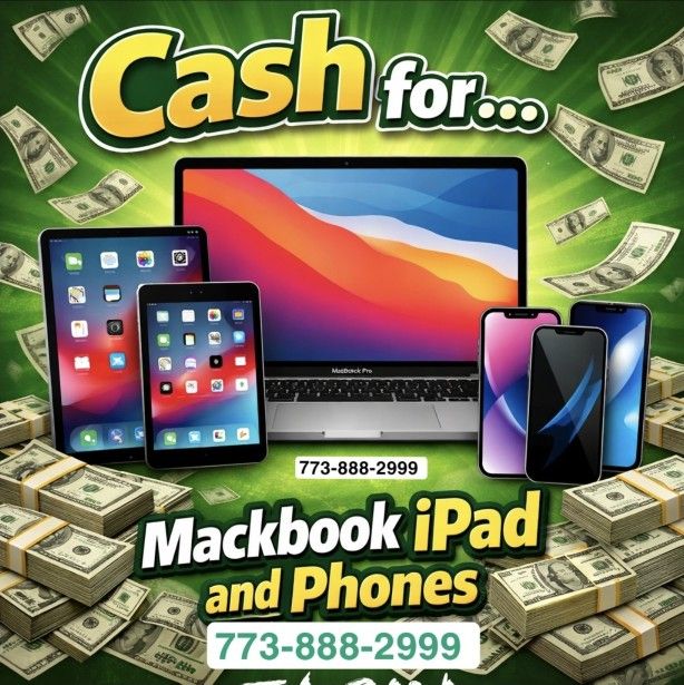 Mackbook Pro Mackbook Air Ipad Pro Air Iphone 17pm Wanted Cash Ready