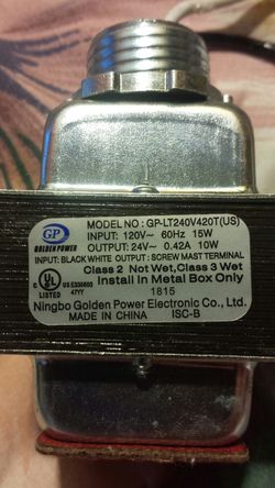 Power supply For Humidifier.