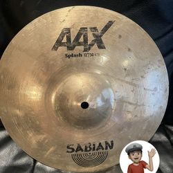 🔥 12” Sabian AAX Slash Cymbal Drum Set Drums
